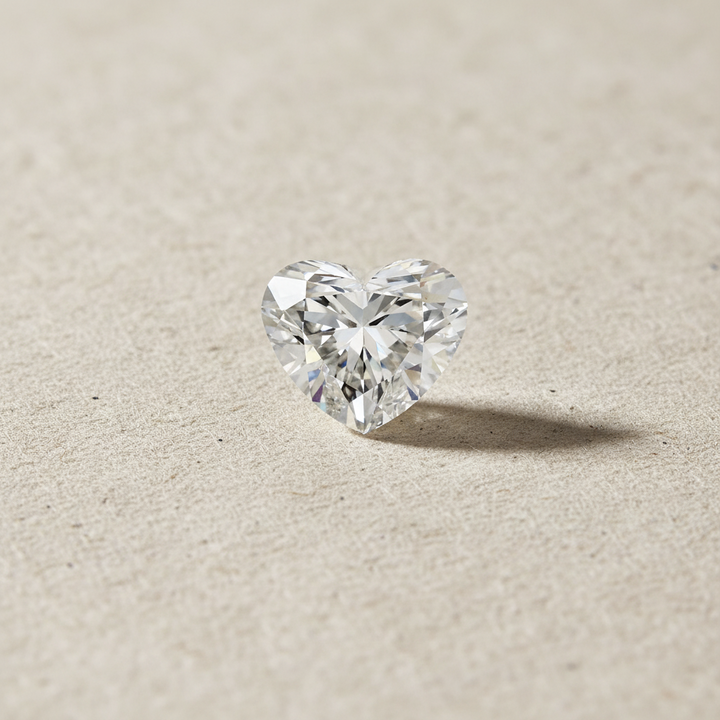 2.05 Carat Heart Cut Lab Grown Diamond VS1 F Color IGI Certified
