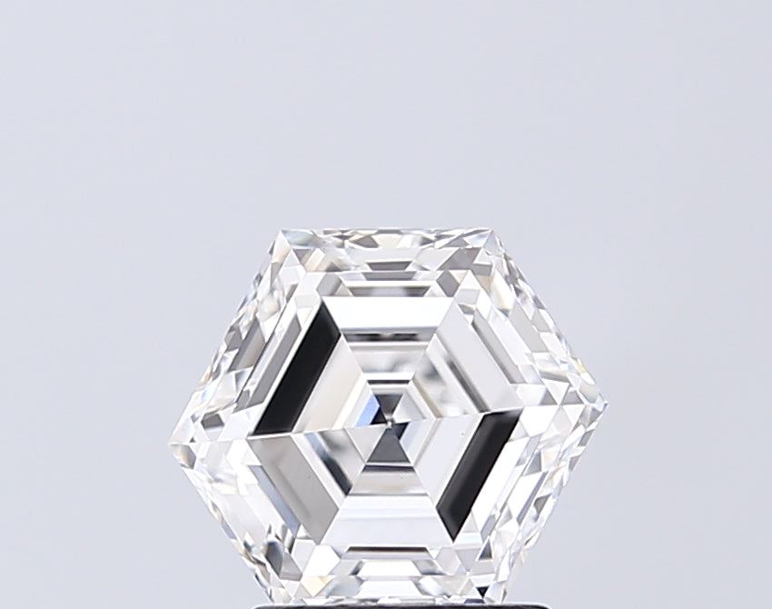 2.05 Carat Hexagonal Cut Lab Grown Diamond VS1E