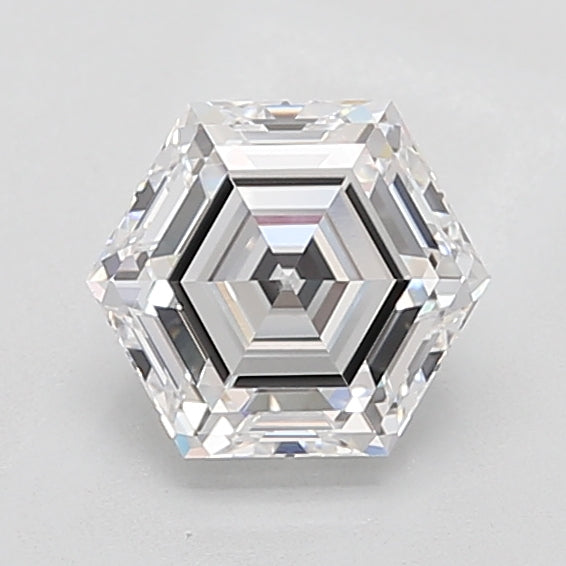 2.05 Carat Hexagonal Cut Lab Grown Diamond VVS1D