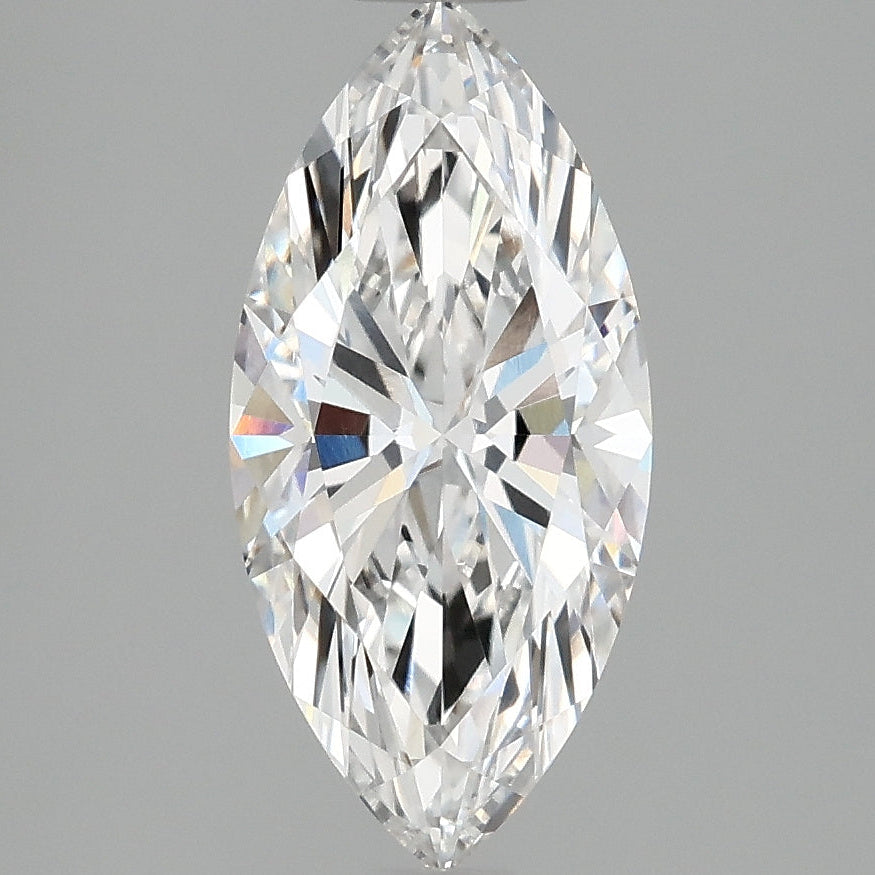 2.05 Carat Marquise Cut Lab Grown Diamond VVS2 E