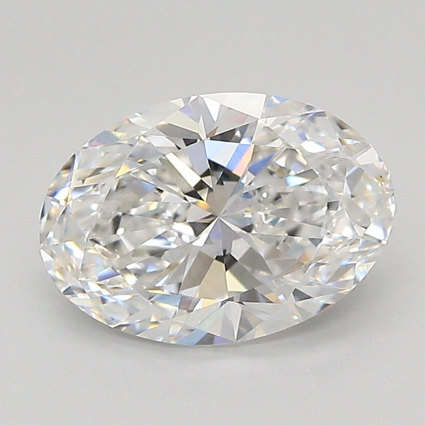 2,05 Karat ovaler, im Labor gezüchteter Diamant VS1 D
