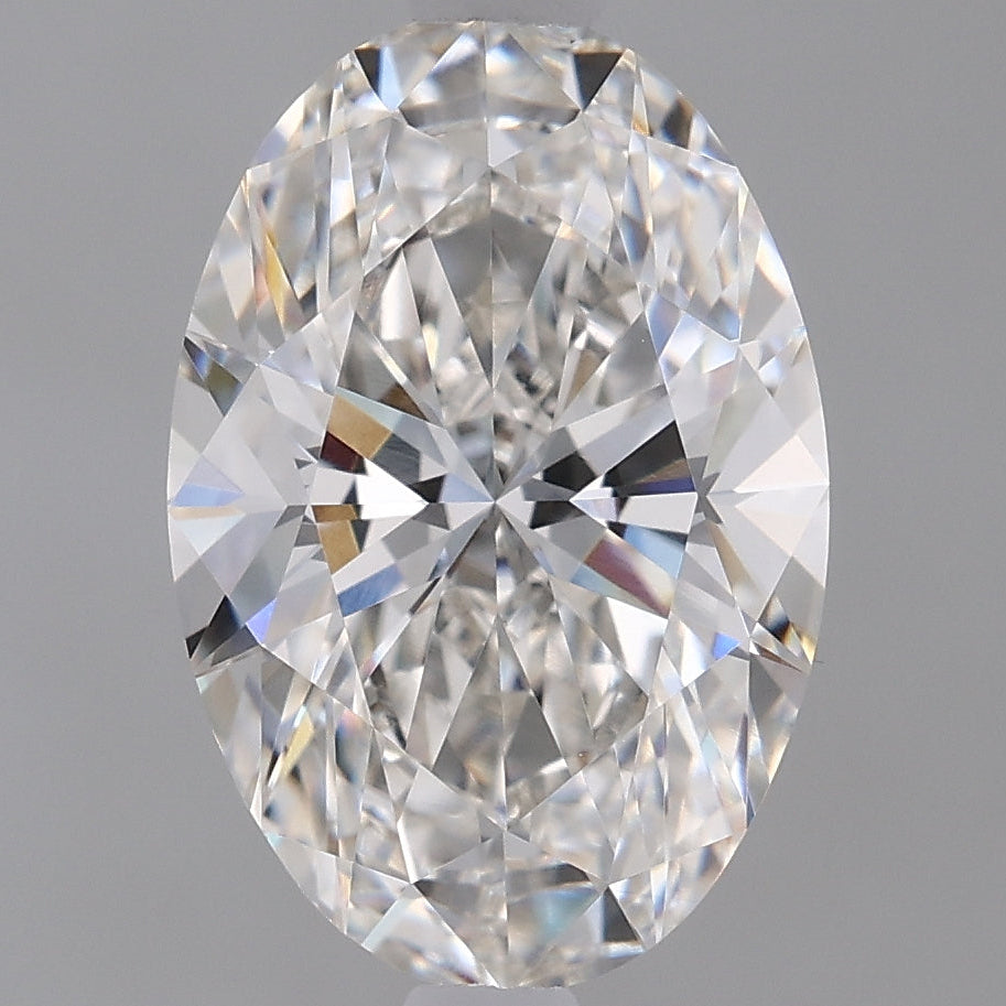 Diamante ovale coltivato in laboratorio da 2,05 carati VVS2 F