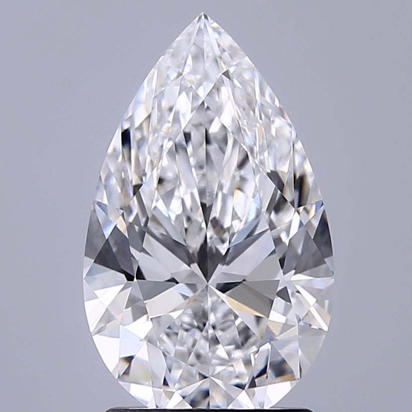 2.05 Carat Pear Lab Grown Diamond VVS1 D