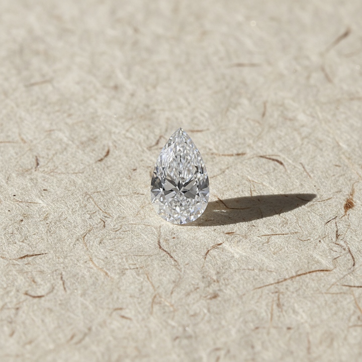 2.05 Carat Pear Cut Lab Grown Diamond VVS1 D Color IGI Certified

