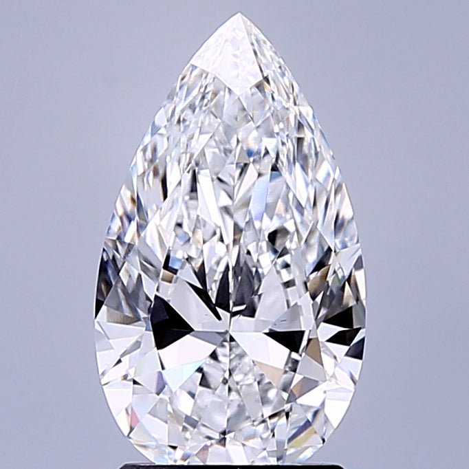 2.05 Carat Pear Lab Grown Diamond VVS2 D