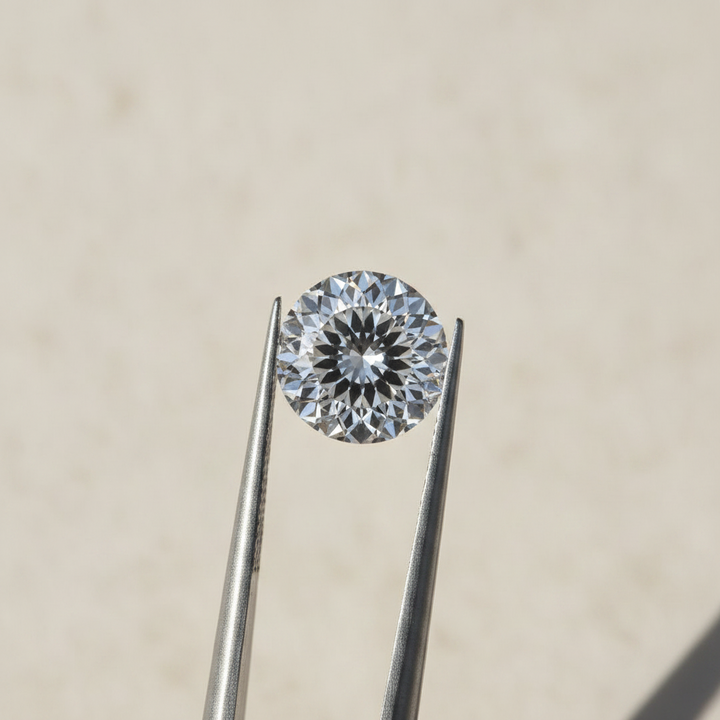 Diamante cultivado em laboratório com lapidação portuguesa de 2,05 quilates, VVS1/E