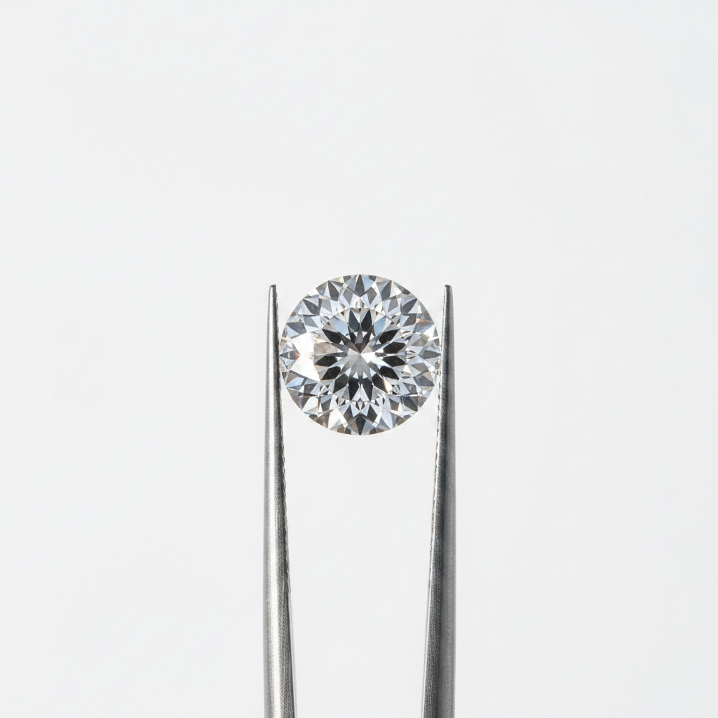 Diamante cultivado em laboratório com lapidação portuguesa de 2,05 quilates, VVS1/E