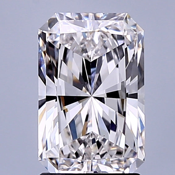 Diamante radiante cultivado em laboratório de 2,05 quilates VS1 E