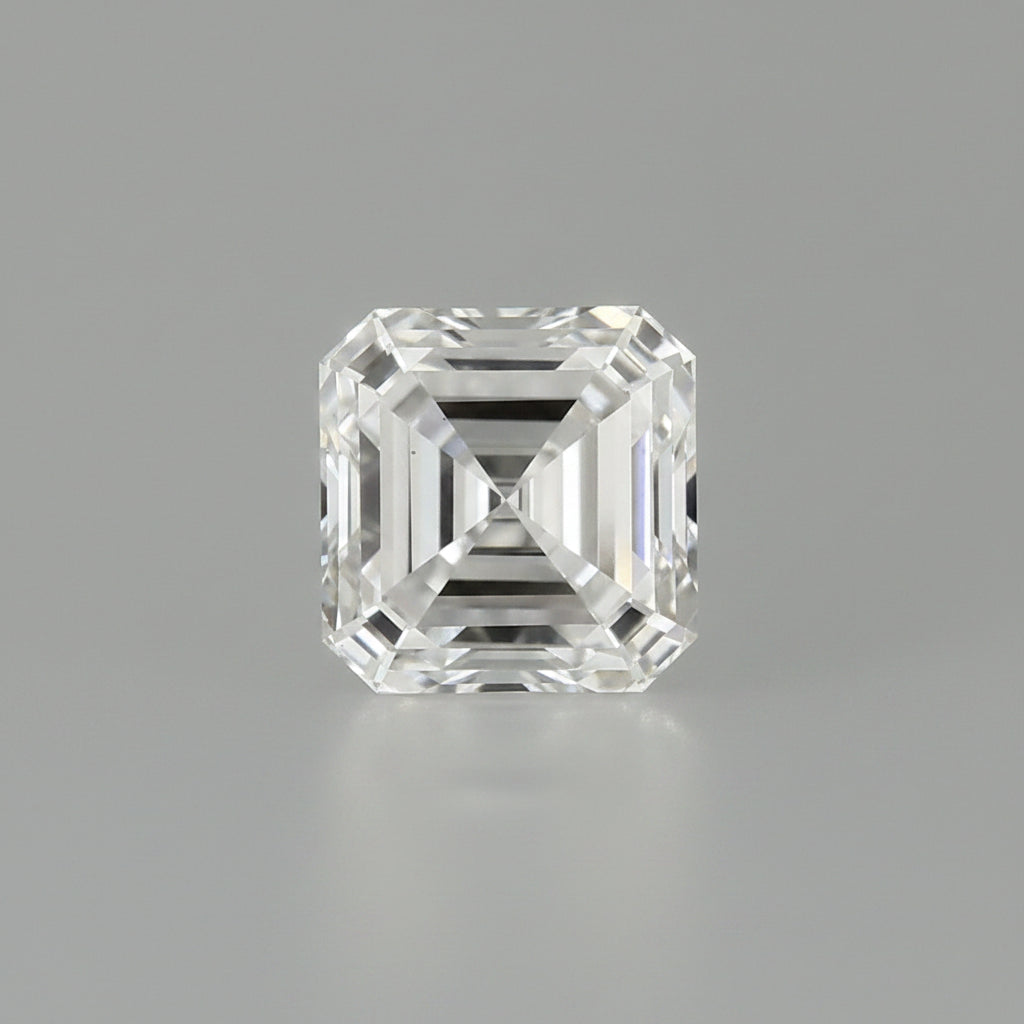2.06 Carat Asscher Lab Grown Diamond, VS2/E