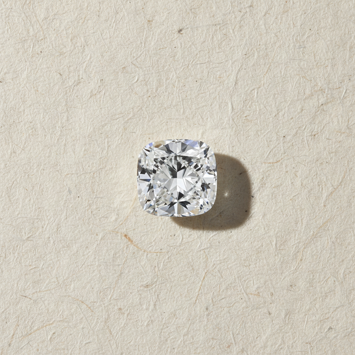 Diamant cultivé en laboratoire taille coussin de 2,06 carats, VVS2/D
