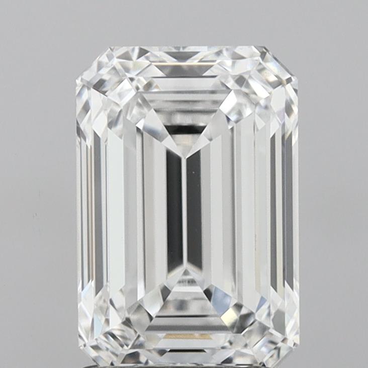 2,06 Karat Lab-Grown-Diamant im Smaragdschliff VVS1 D
