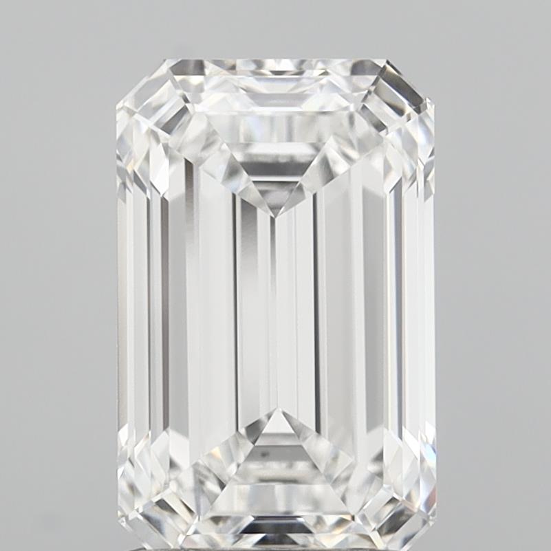 2.06 Carat Emerald Cut Lab Grown Diamond VVS1 E