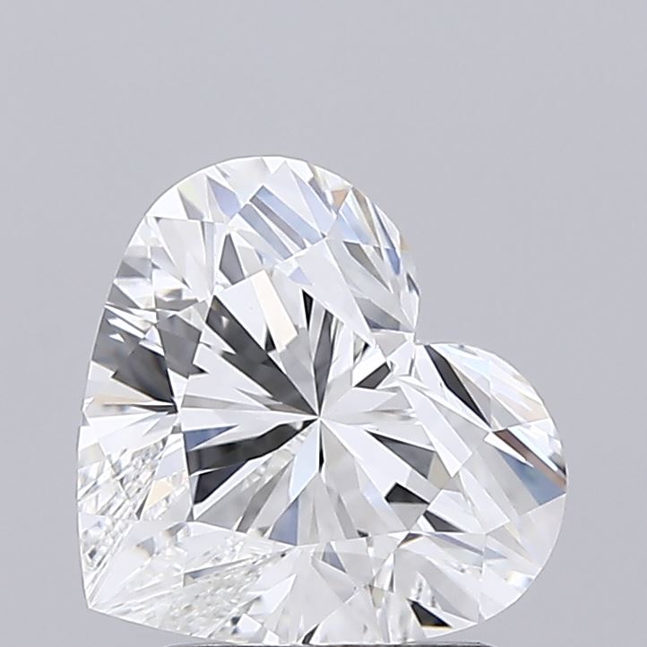 2.06 Carat Heart Cut Lab Grown Diamond VVS2E