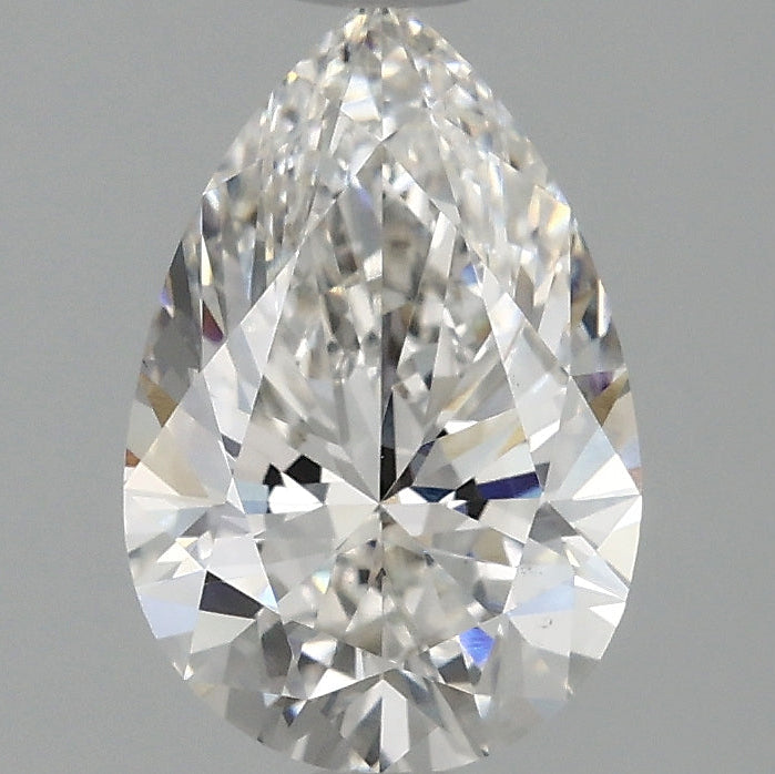 2,06 Karat birnenförmiger, im Labor gezüchteter Diamant VS1 F