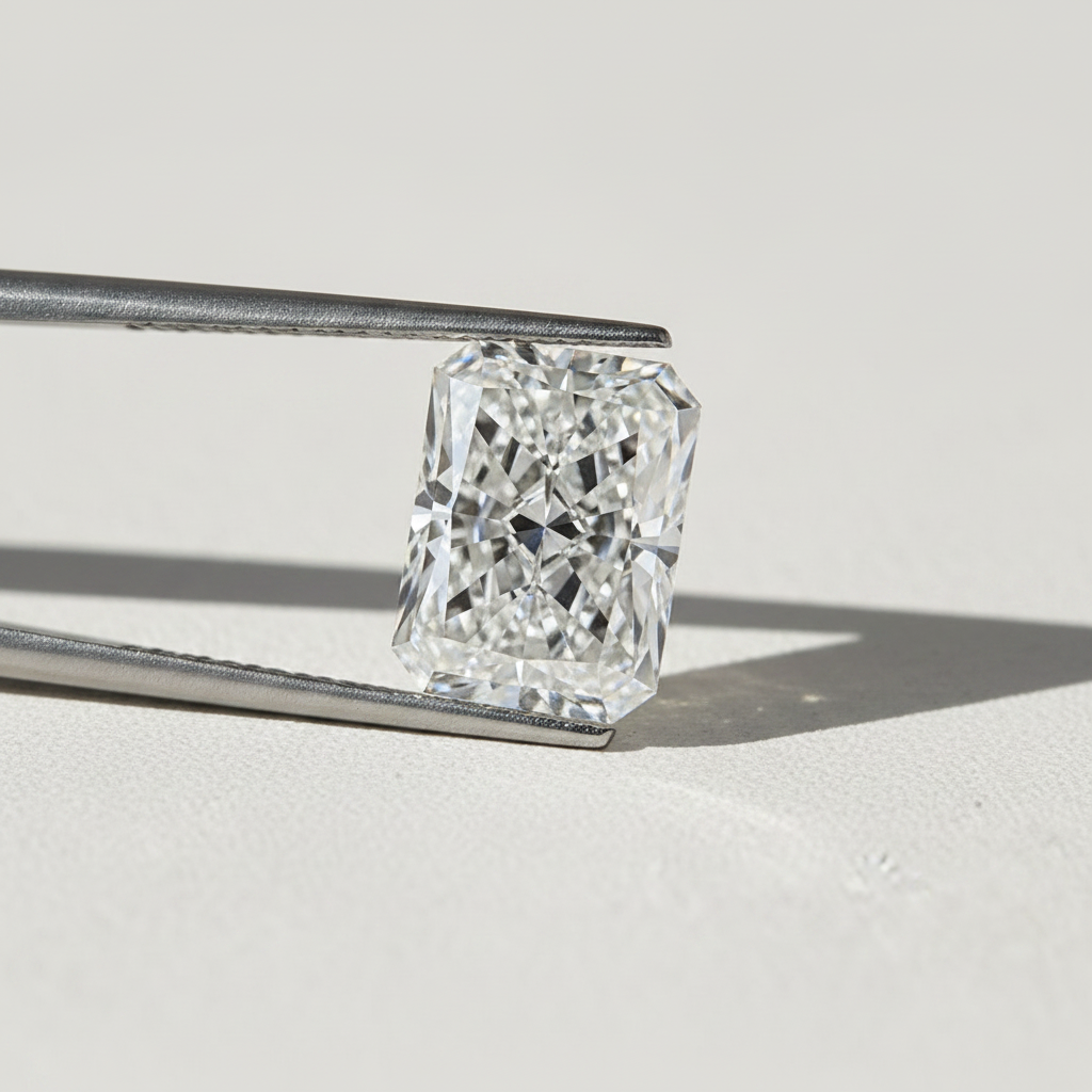 2.06 Carat Radiant Lab Grown Diamond, VVS2/F