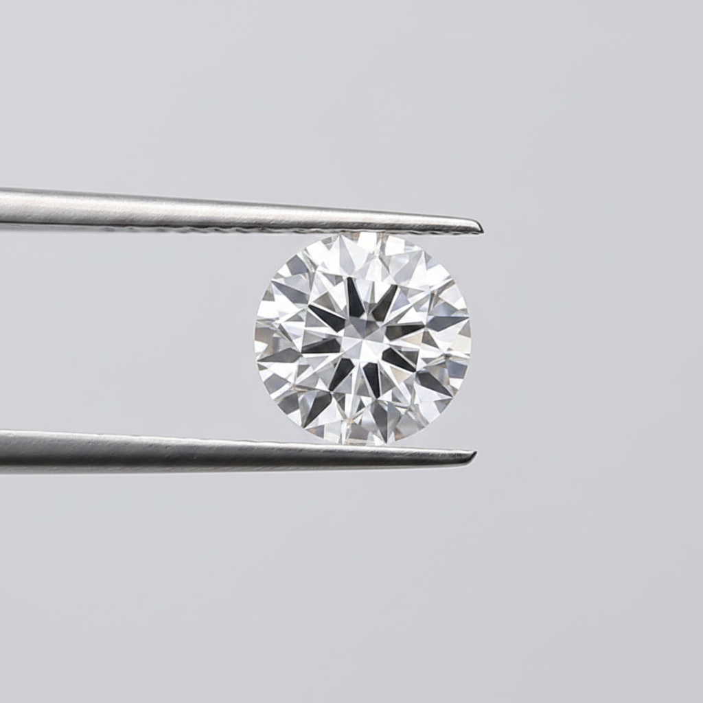 IGI Certified 2.06 Ct F Color VVS2 Round CVD Lab Grown Diamond