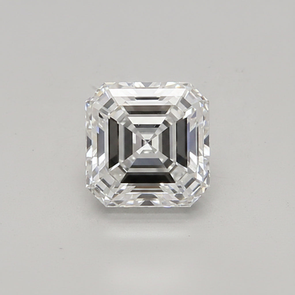 Diamant cultivé en laboratoire Asscher de 2,07 carats, VVS1/E