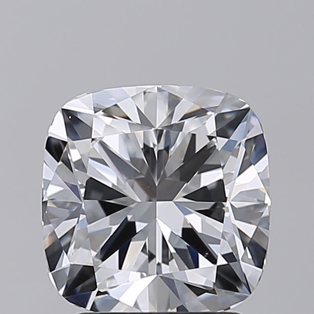 2.07 Carat Cushion Cut Lab Grown Diamond VVS2 E