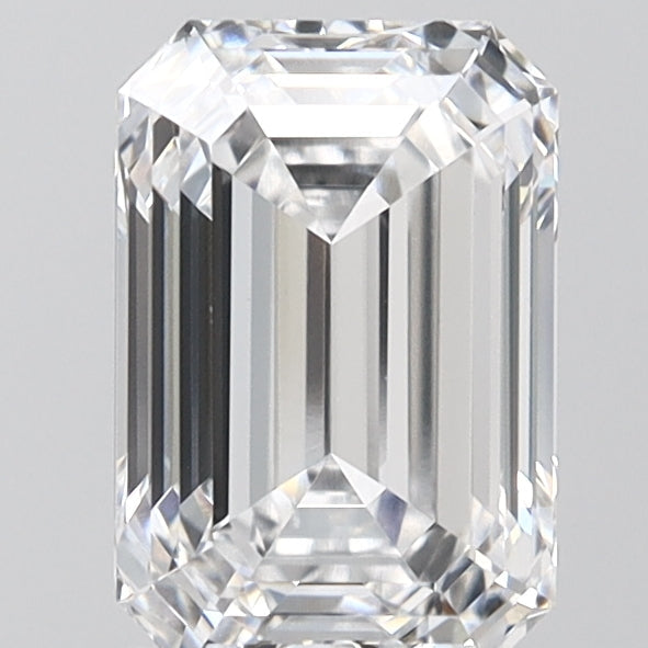 2.07 Carat Emerald Cut Lab Grown Diamond VVS2 D