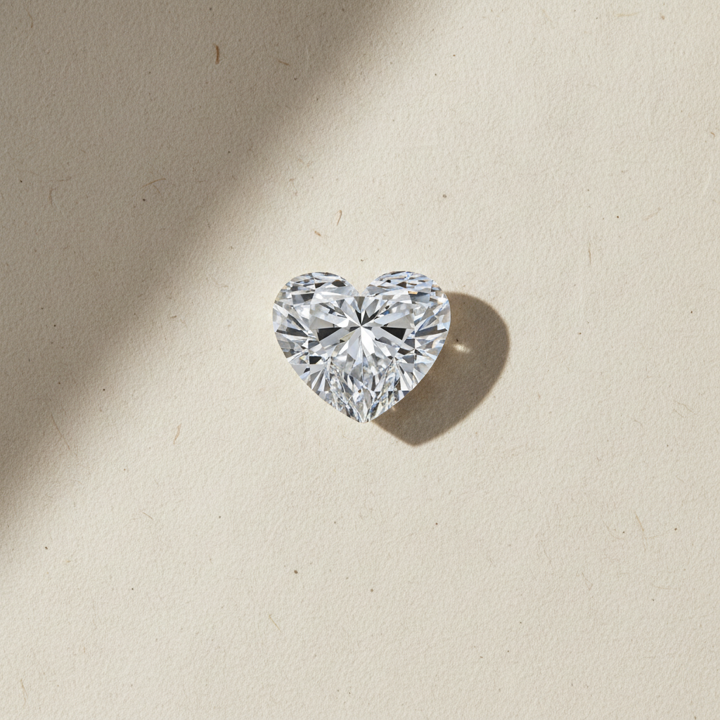 2.07 Carat Heart Cut Lab Grown Diamond VVS1 D Color IGI Certified
