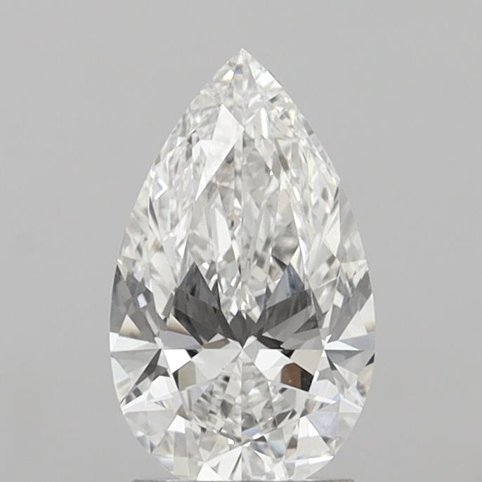 2.07 Carat Pear Cut Lab Grown Diamond VVS1F