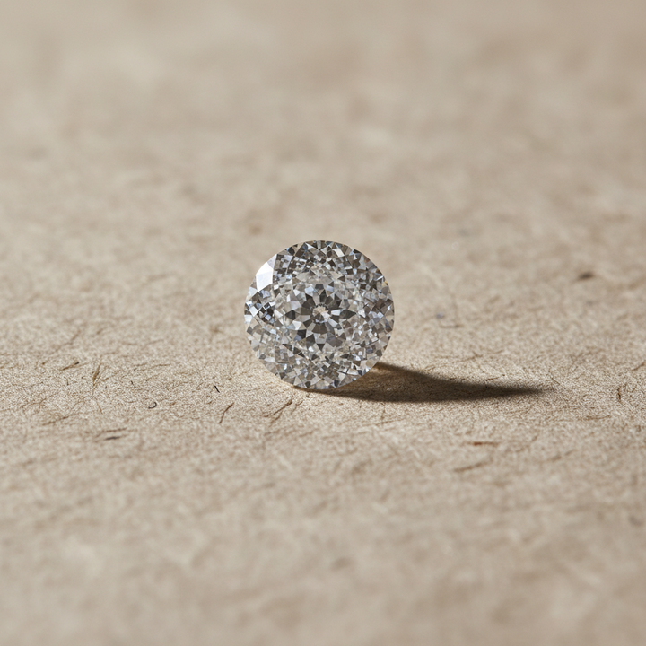 Diamant cultivé en laboratoire de taille portugaise de 2,07 carats, VS1/E