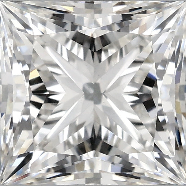 2,07 Karat Princess Lab Grown Diamond VS1 F