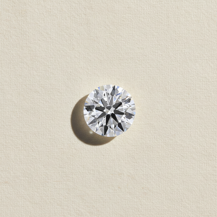 2.07 Carat Round D VVS1 Lab Grown Diamond Ideal Cut IGI Certified