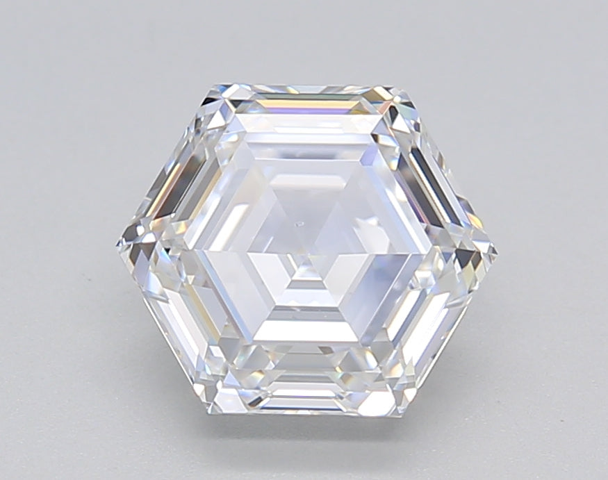 2.08 CT HPHT Lab Grown Hexagonal Diamond, D VS1, IGI Certified