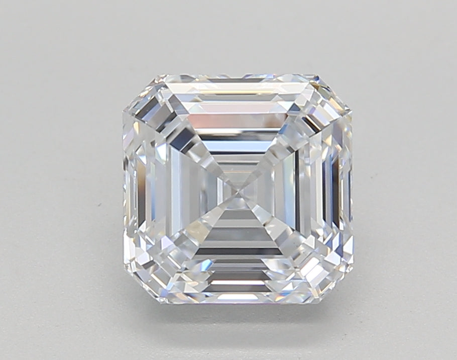 2.08 CT Square Emerald Cut Lab-Grown Diamond - IGI Certified, VS1, F Color