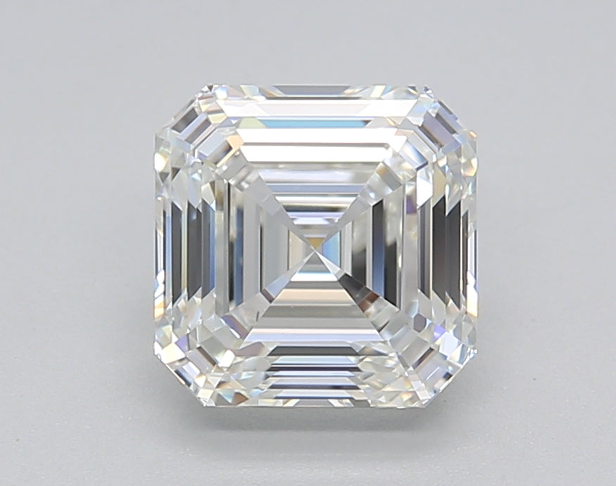 2.08 CT Square Emerald Cut Lab-Grown Diamond - IGI Certified, VS1, F Color