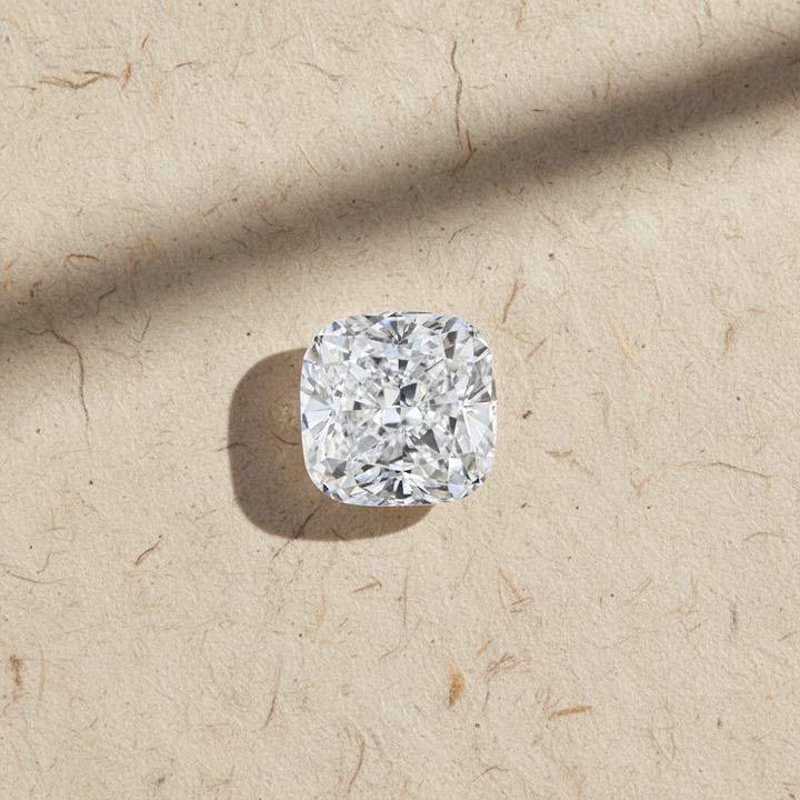 2,08 Karat kissengeschliffener, im Labor gezüchteter Diamant, VVS1/D