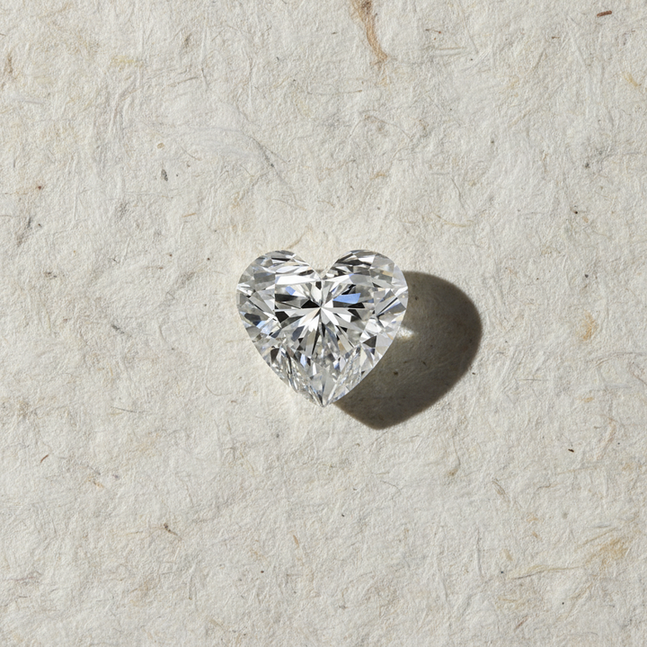 2.08 Carat Heart Cut Lab Grown Diamond VS1 E Color IGI Certified
