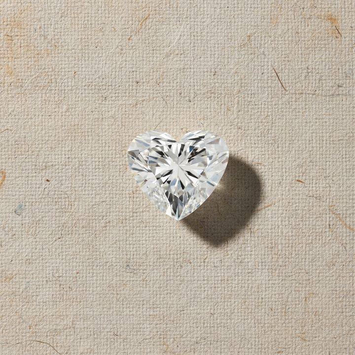 2.08 Carat Heart Cut Lab Grown Diamond VS2 F Color IGI Certified
