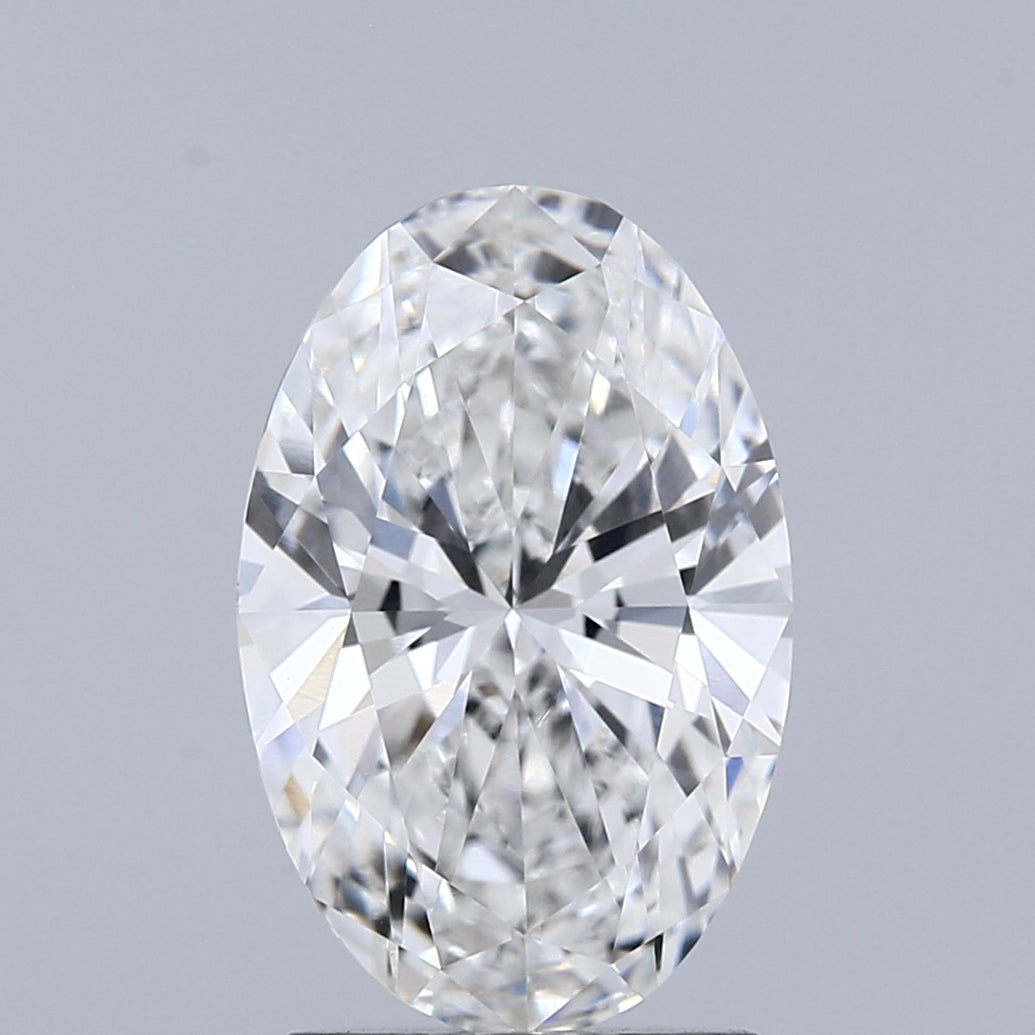 2.08 Carat Oval Cut Lab Grown Diamond, VVS2/F