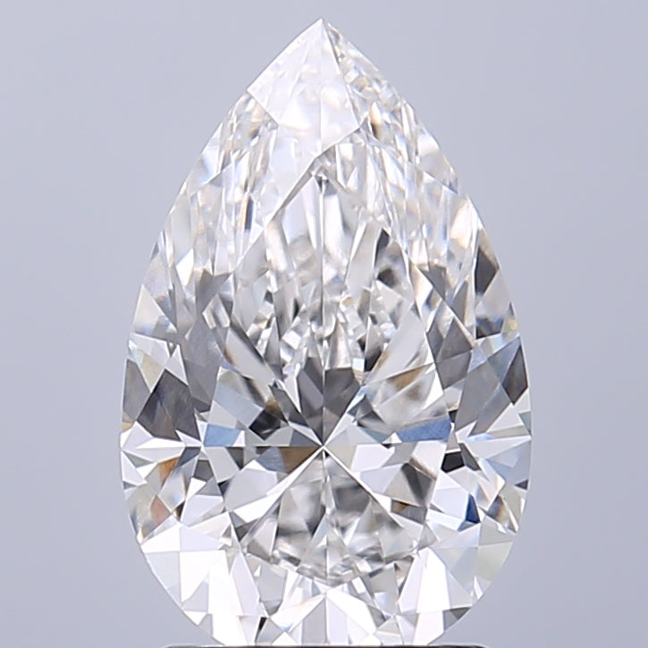 2.08 Carat Pear Lab Grown Diamond VVS1 E