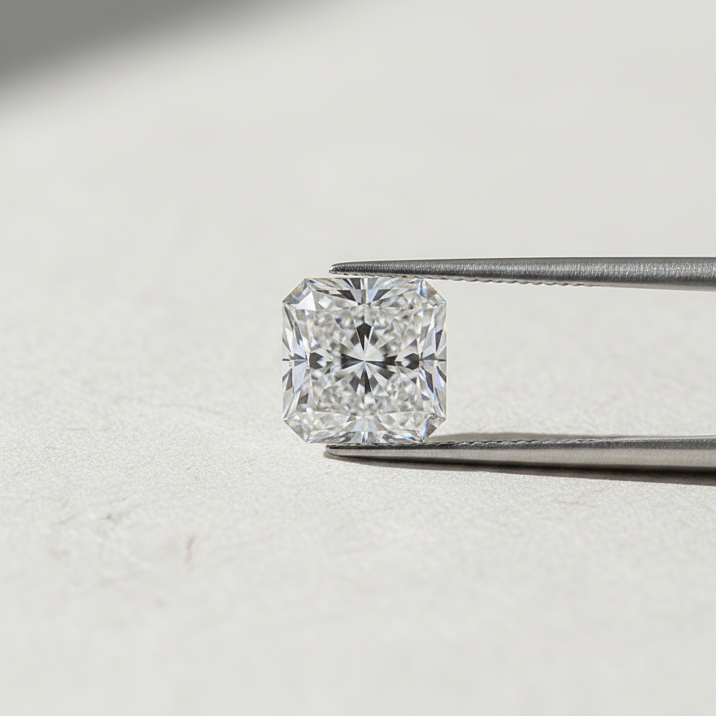 2,08 karaat stralend geslepen laboratoriumdiamant, VS1/D