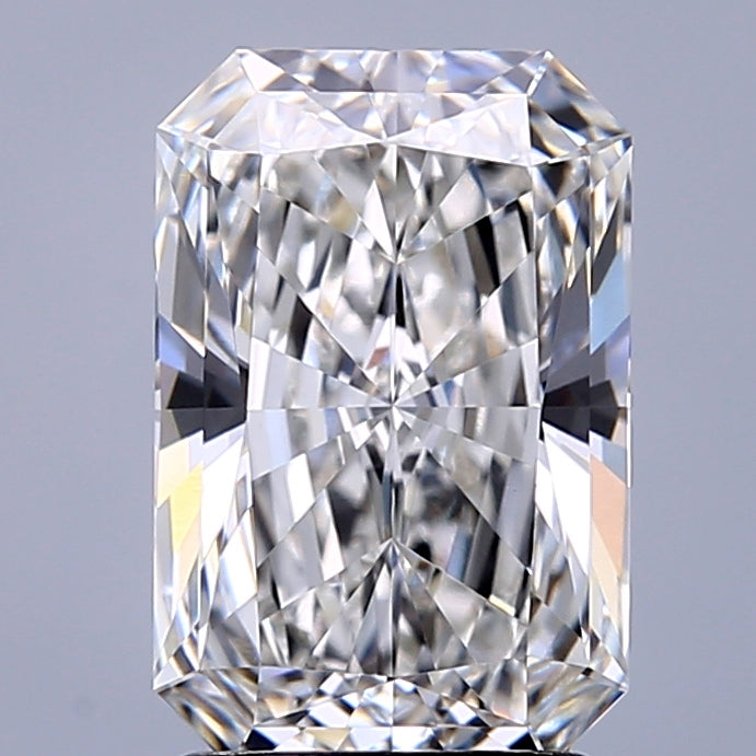 Diamante radiante cultivado em laboratório de 2,08 quilates VVS1 F