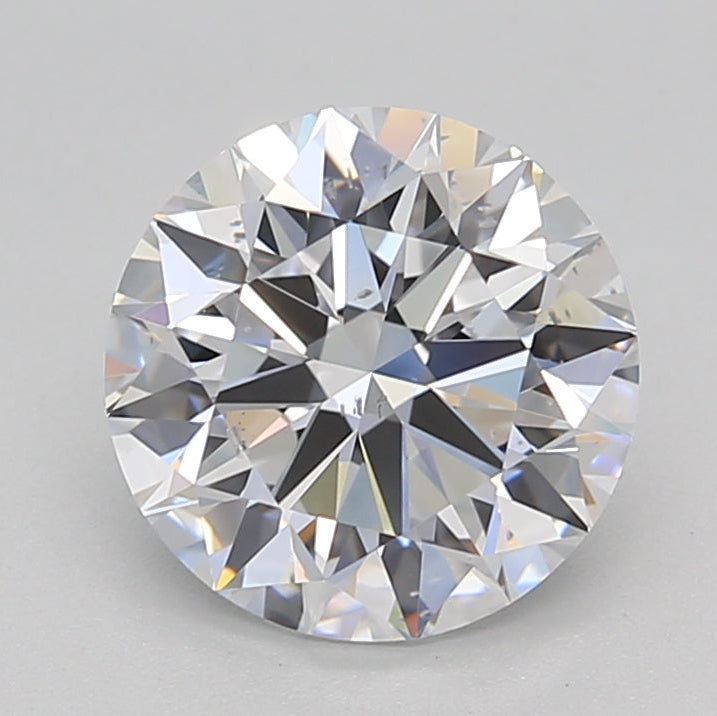Diamante redondo cultivado en laboratorio de 2,08 quilates SI1 D