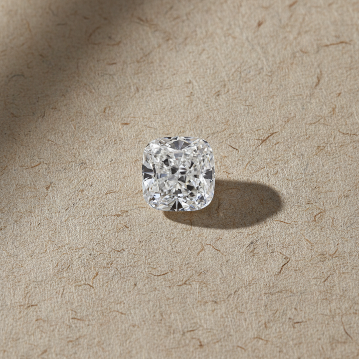 Diamant cultivé en laboratoire taille coussin de 2,09 carats, VS1/E