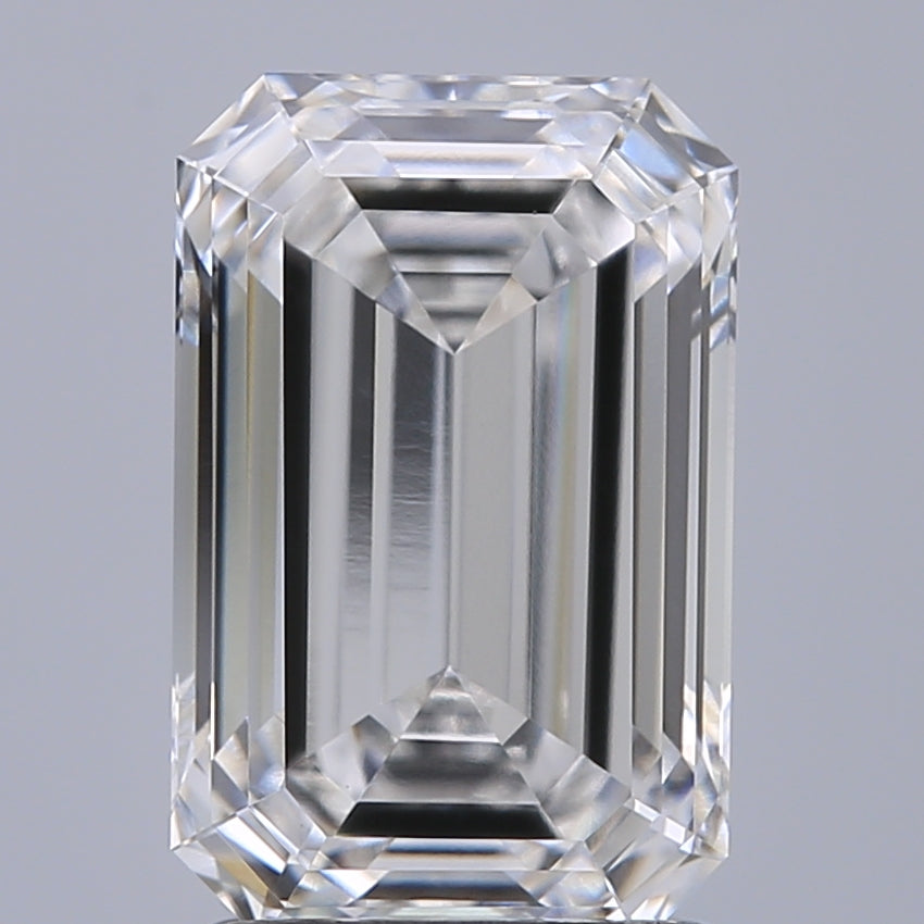 2.09 Carat Emerald Cut Lab Grown Diamond VVS2 D