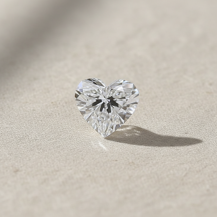 2.09 Carat Heart Cut Lab Grown Diamond VVS1 E Color IGI Certified
