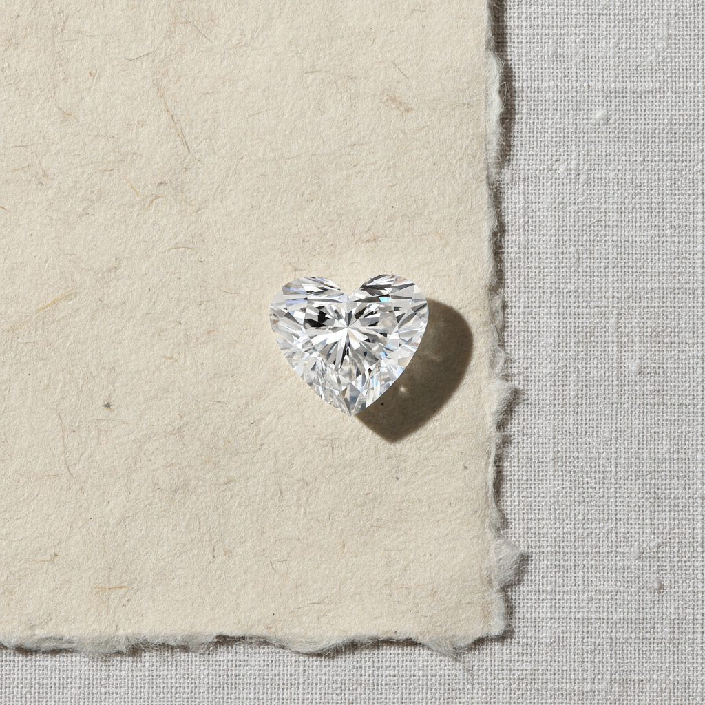 2.09 Carat Heart Cut Lab Grown Diamond VS1 D Color IGI Certified
