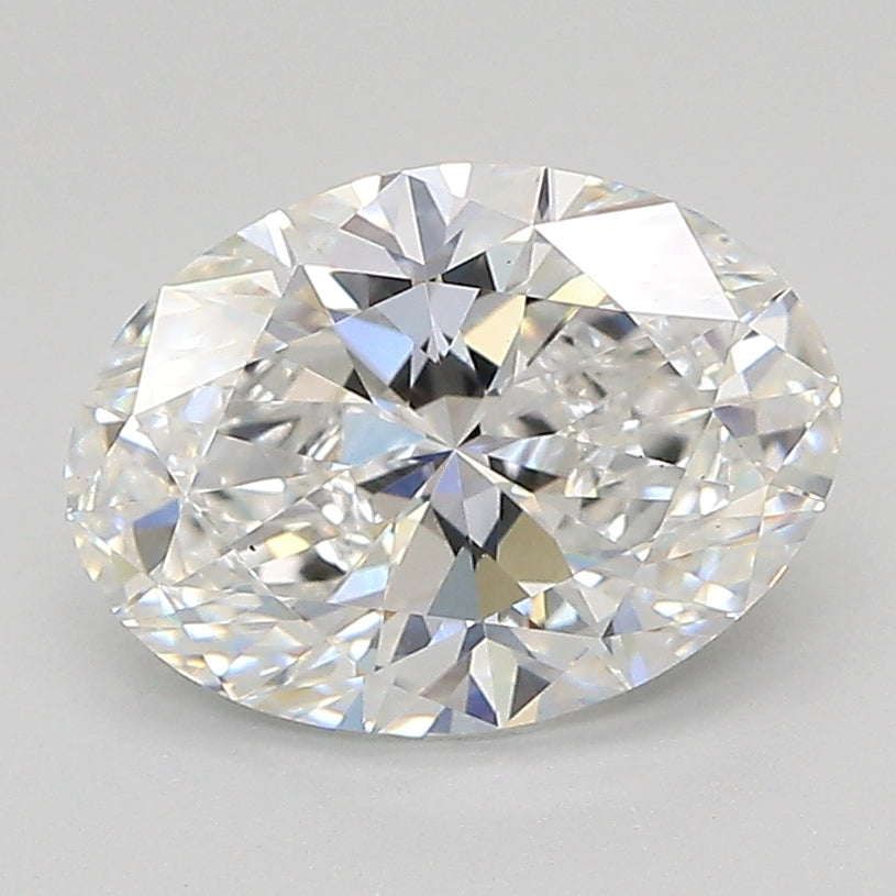 2,09 Karat ovaler, im Labor gezüchteter Diamant VS1 F