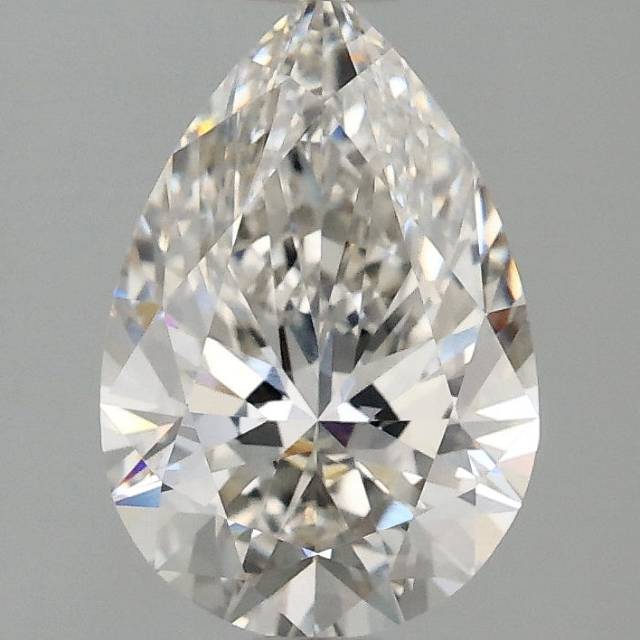 Diamante cultivado en laboratorio de pera de 2,09 quilates VVS2 F