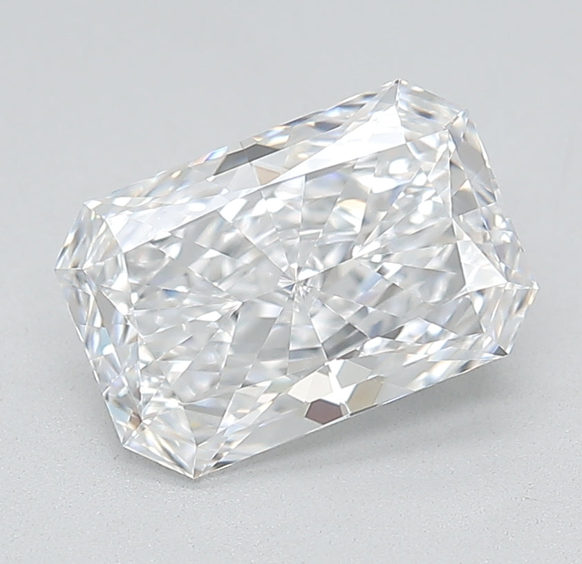 2.09 Carat Radiant Cut Lab Grown Diamond VVS1 E