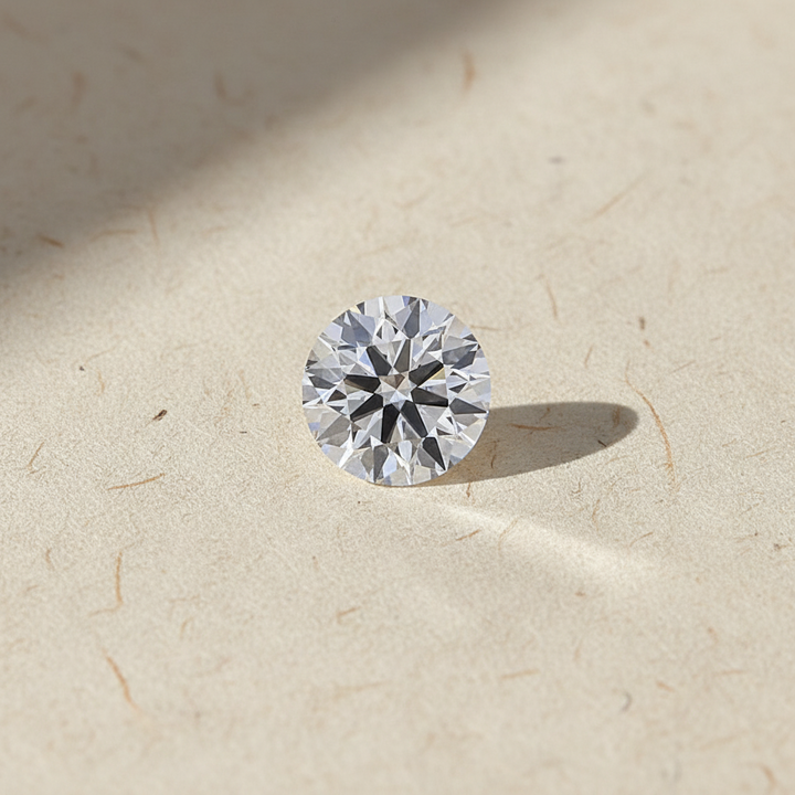2.09 Carat Round D VVS1 Lab Grown Diamond Ideal Cut IGI Certified