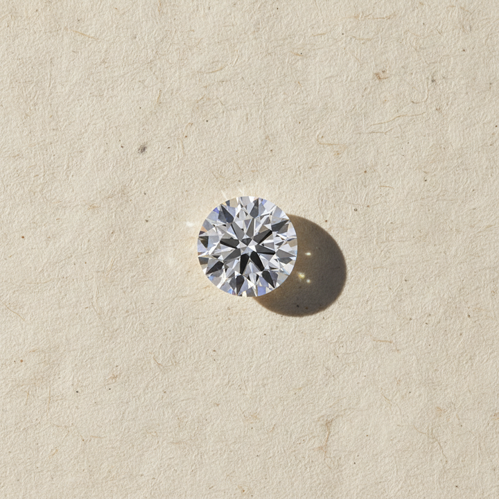 2.09 Carat Round D VVS1 Lab Grown Diamond Ideal Cut IGI Certified