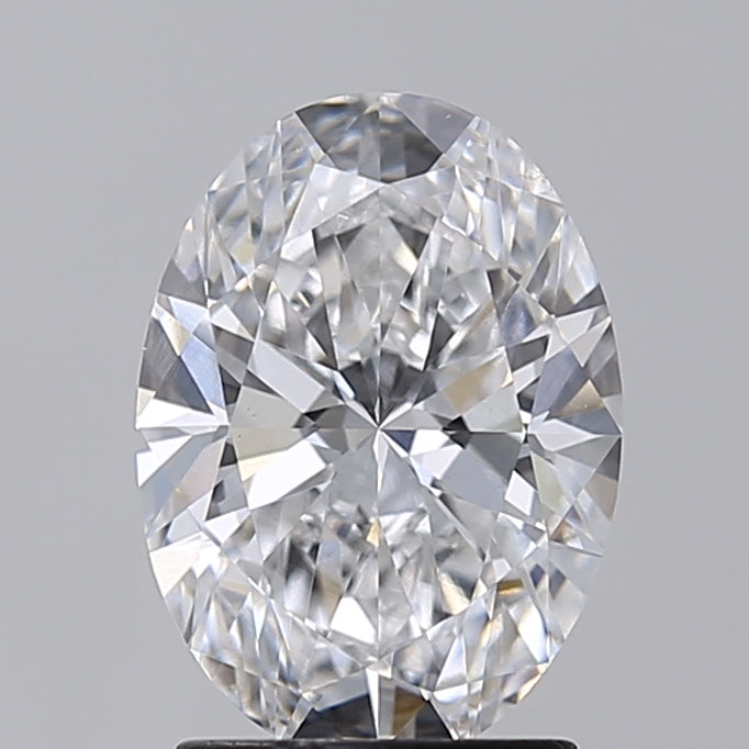 2.0 Carat Oval Cut Lab Grown Diamond VVS2 D