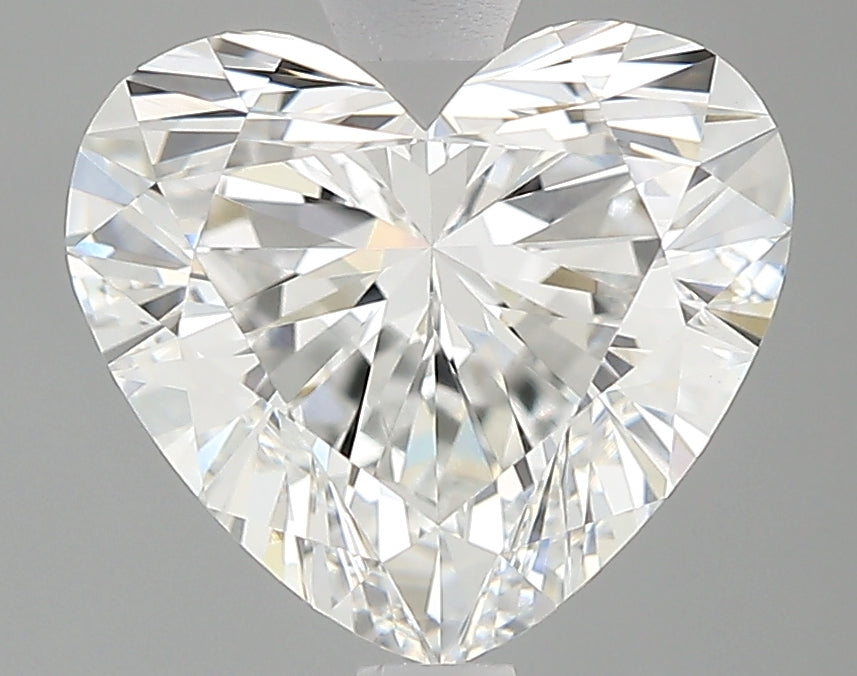 Diamante cultivado em laboratório de coração de 2,10 quilates VVS1 E